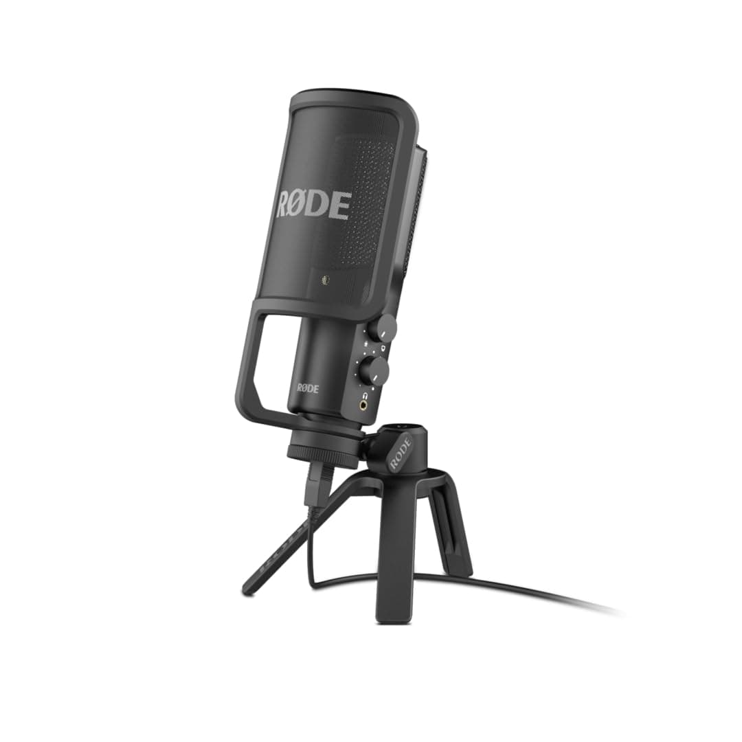 NT-USB Versatile Studio-quality Condenser USB Microphone with Pop Filter and Tripod for Streaming, Gaming, Podcasting, Music Production, Vocal and Instrument Recording