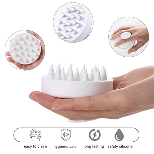 Natural Sugar Scalp Scrub - Sulfate-Free Exfoliate & Nourish Body Hair Care for Women & Men - Gift Set With Free Massager Brush - 10.6OZ