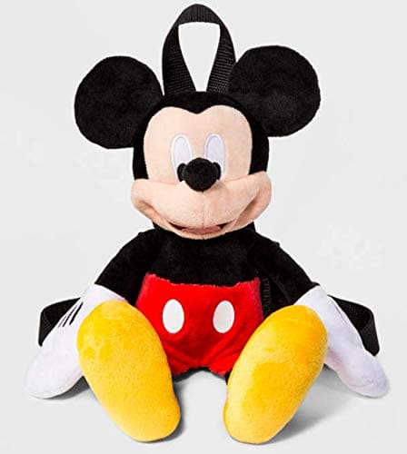 Disney Mickey Mouse & Friends Mickey Mouse Plush Backpack - Black