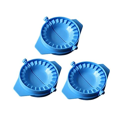 Liibot 3 pcs/Set Dumpling Mold Plastic Dough Press Dumpling Pie Ravioli Mould Cooking Pastry