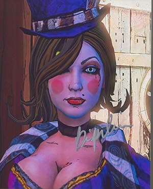 Voice Actress Brina Palencia Signed 8x10 Photo As Mad Moxxi Borderlands