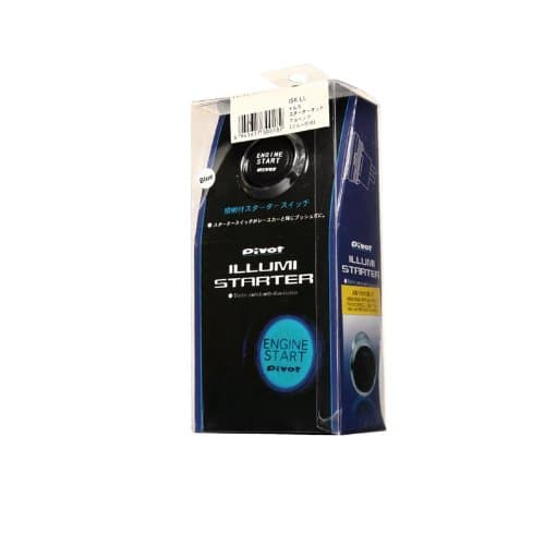 PIVOT Illumi Starter - Universal Push Botton Quick Engine Start Switch with Blue LED