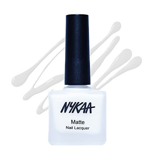 Nykaa Matte Nail Enamel - white chocolate ganache (Shade No. 7) 9 ml