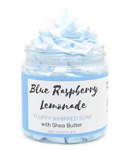 Blue Raspberry Lemonade Whipped Soap | Homemade Soap | Shave Soap | Body Wash |