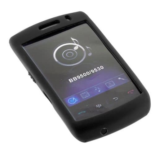 Black skin CASE COVER for Blackberry Storm 9500