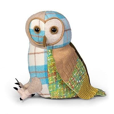 Dora Designs - Patchwork Barn Owl Doorstop - The Patchwork Range