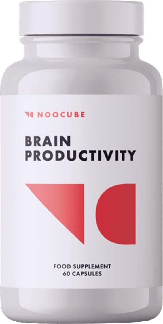NOOCUBE Brain Productivity 750mg (60 Veg Cap) Capsules For Memory Focus - Pack of 1