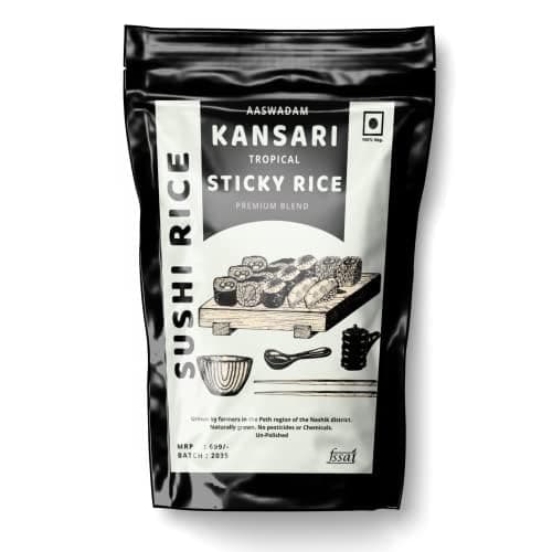 Kansari Sushi Rice Short Grain Sticky Rice (1 KG)