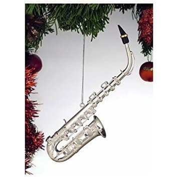 Broadway Gifts Silver Music Saxophone Musical Instrument Ornament New