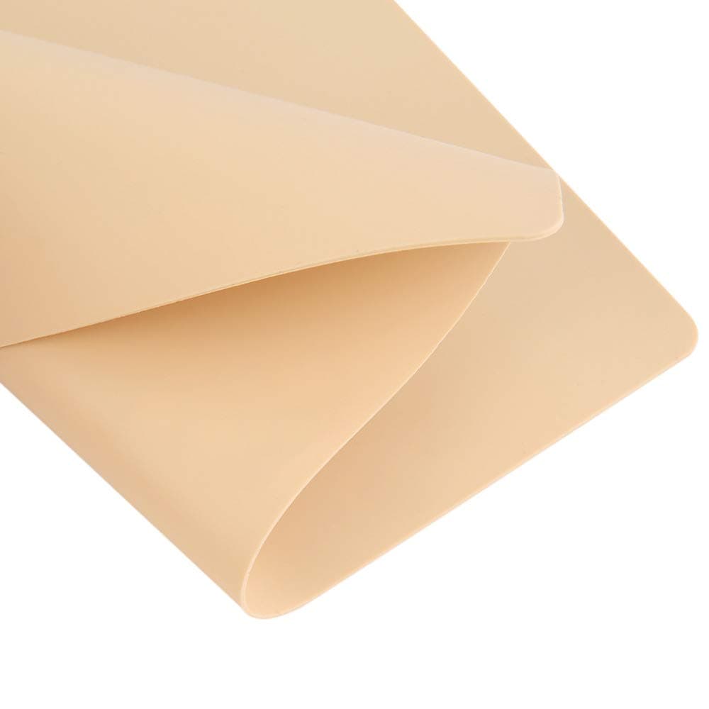 Fake Tattoo Skin Practice Skin(Brown), 10 PCS, 8x6 inches