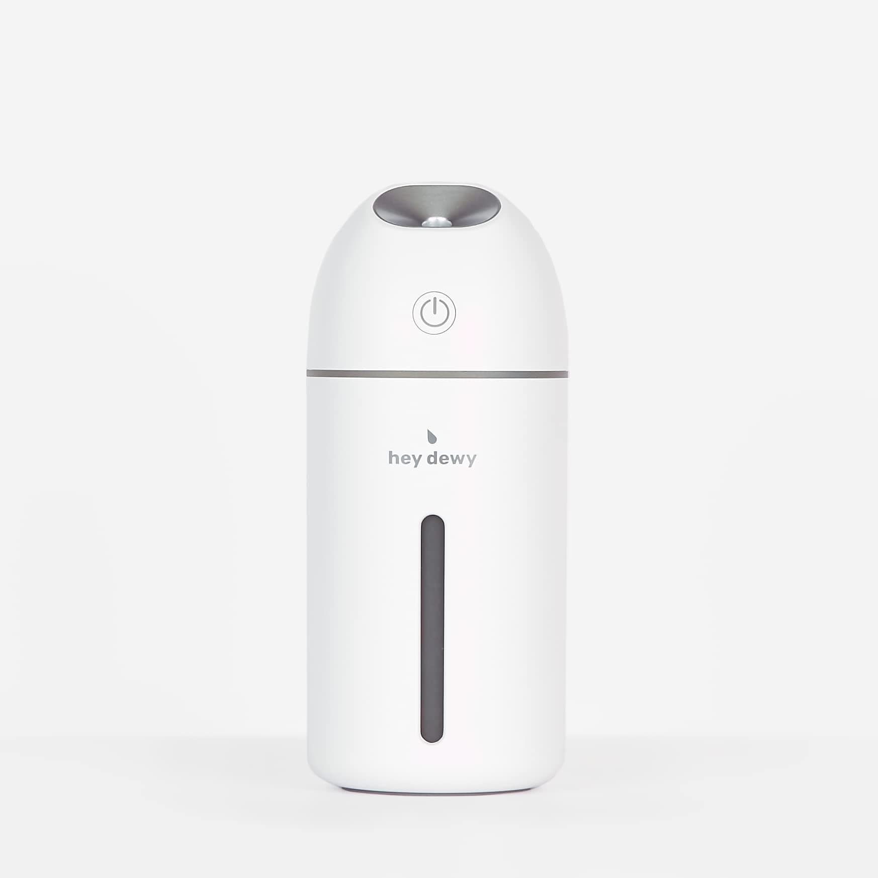 Wireless, Rechargeable, Self-Care, Skin-Nourishing, Hydrating, Portable Cool Mist Humidifier (Pearl)