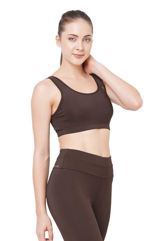Laasa | Women JUST-Dry Full Coverage Slip on Essential Sports Bra