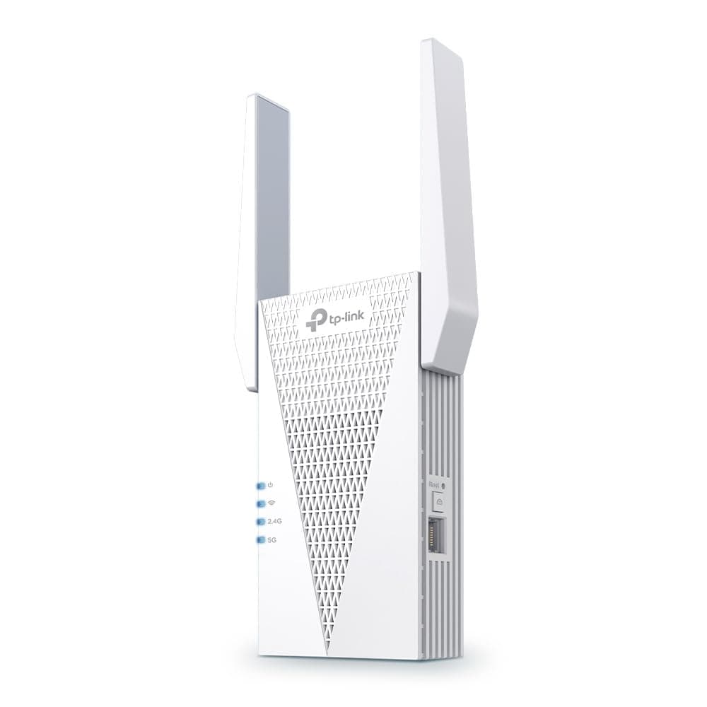TP-Link AX3000 WiFi 6 Range Extender | PCMag Editor's Choice | Dual-Band Wireless Repeater w/Ethernet Port | Up to 2400 Sq. Ft., 64 Devices | Internet Signal Booster | APP Setup | EasyMesh (RE715X)