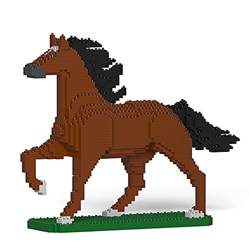 JEKCA Horse 04S-M01 | Plastic Building Blocks | Age 14+