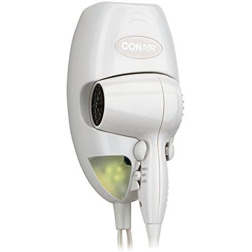 Conair 134W 1600W WALL MOUNT HAIR DRYER WHT