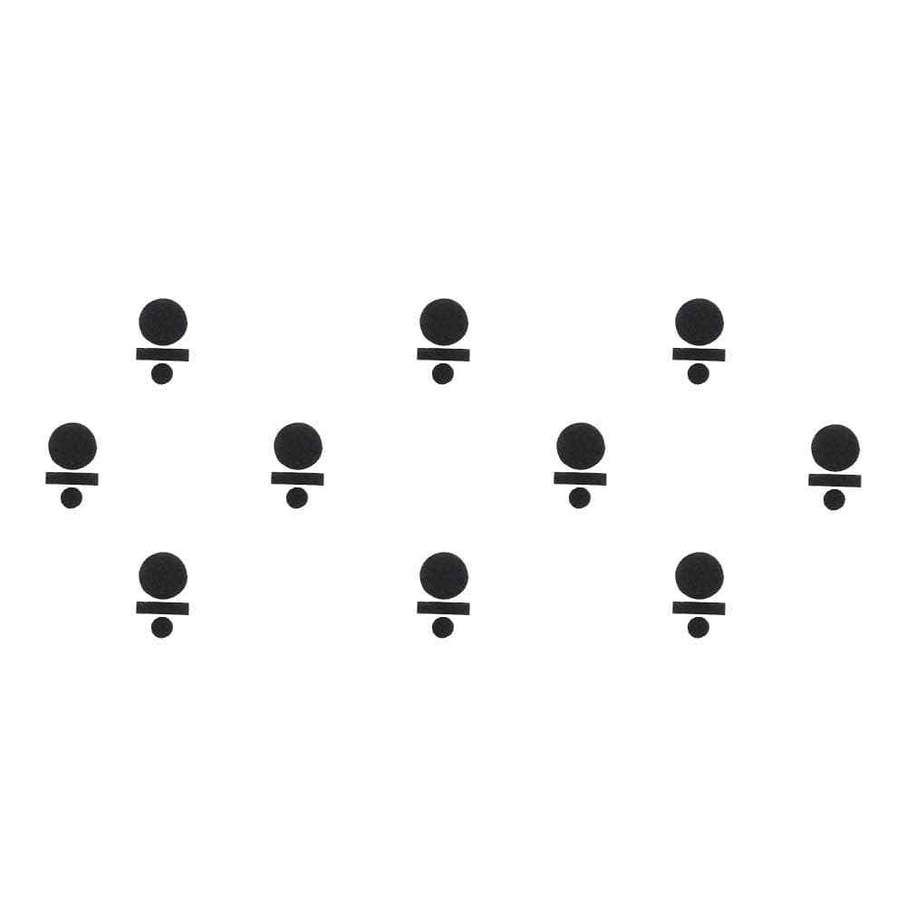 Comet Busters Handcrafted Traditional Black Bindi For Women (BIN058)