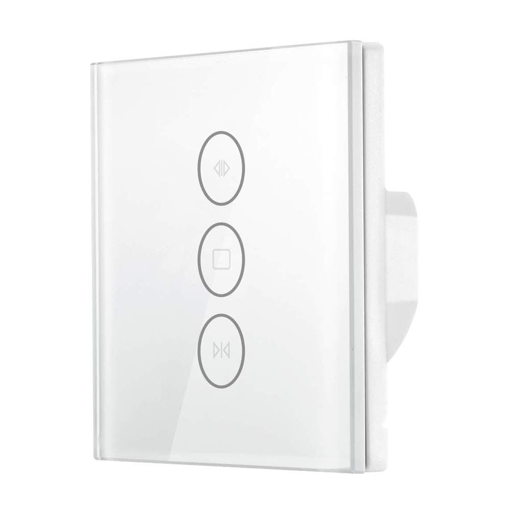 Roller Shutter Timer Switch, FOXNSK WiFi Electric Timer Blind Switch Compatible with Alexa Echo/Google Assistant/ifttt for Roller Shutters Motor Tubular Motor Drive(Neutral Wire Needed)