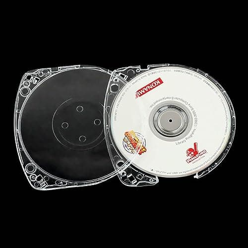 Meijunter Junsi 10Pcs Replacement Umd Game Discs Shell Clear Storage Case Compatible With Sony PSP 1000/PSP 2000/PSP 3000 UMD