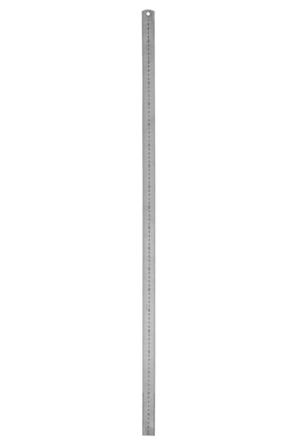 Qatalitic Stainless Steel Scale/Ruler 1 Meter (100 cm / 40 inch) (1 PC.)