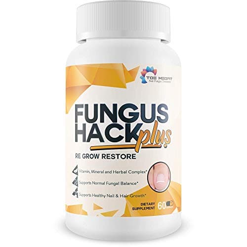 Fungus Hack Plus Re Grow Restore - Toenail Fungus Treatment - Restore Healthy Nail, Skin, and Hair Growth - Help Your Nail Renew and Restore with This Nail Renewal biotin Supplement Nail Growth Pills