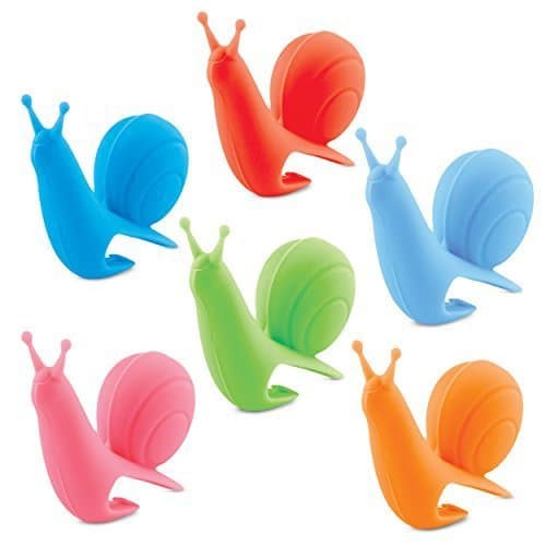 Snail Tea Bag Holder - Set of 6 - Washable & Reusable by MERRY BIRD