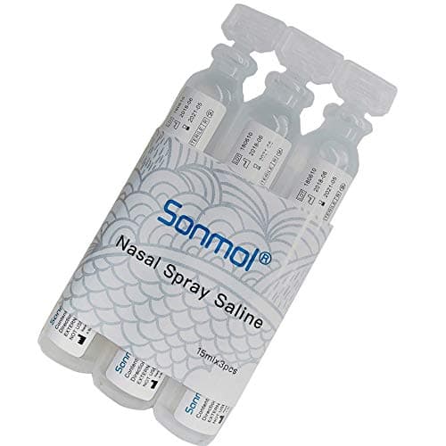 Sonmol Physiological Saline Water 15ML Unit Nasal Cleaning System Saline Ampoules CE Certificate Saline Solution for Inhalation 3 ampoules 45ML