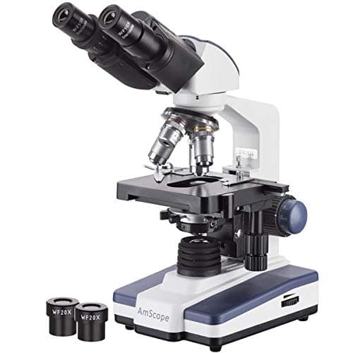 40X-2000X LED Lab Binocular Compound Microscope with 3D Two-Layer Mechanical Stage - B120B