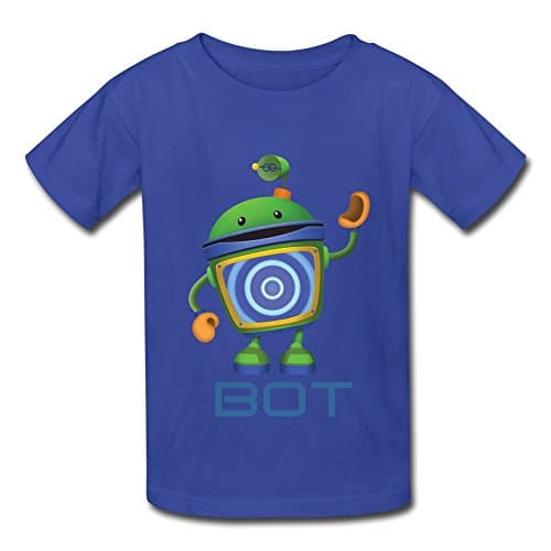 Team Umizoomi Bot For Kids Unisex RoyalBlue Cotton Shirt