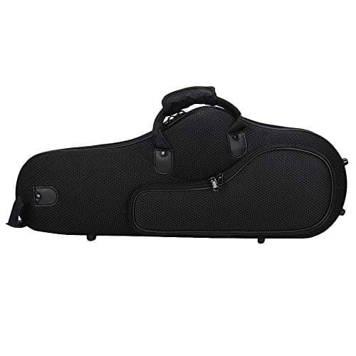 YeBetter Water-Resistant Oxford Fabric Alto Saxophone Big Bag Box Sax Soft Case with Adjustable Shoulder Strap,Black