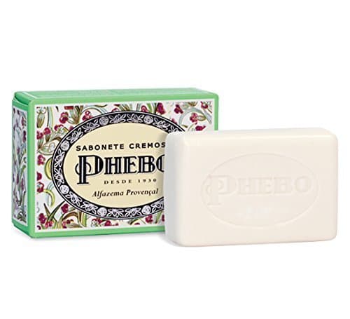 Linha Mediterraneo Phebo - Sabonete em Barra Cremoso Alfazema Provencal 100 Gr - (Phebo Mediterranian Collection - Creamy Bar Soap Lavender From Provence 3.5 Net Oz)