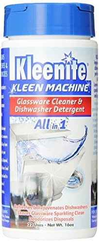 Kleenite Kleen Machine Glassware Cleaner and Dishwasher Detergent, 16 Ounce by Kleenite Kleen Machine