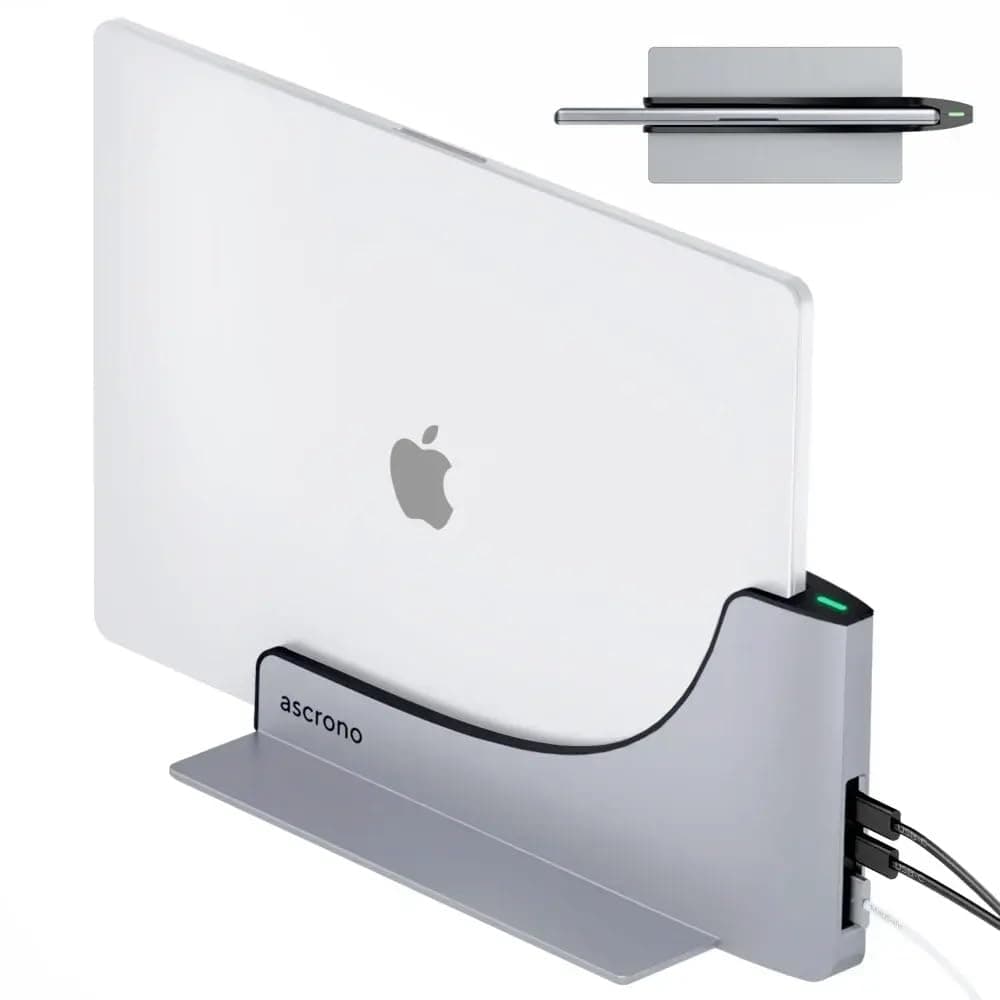 MacBook Docking Station Perfect for MacBook Air 13 (M2 2022 & M3 2024) - Enjoy 2 Thunderbolt-4 USB-C Ports Seamlessly Connect Dual Displays