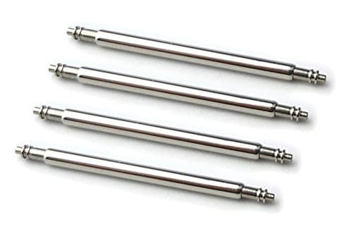 HEAVY DUTY SPRING BAR 1.8mm thickness Packet of Four Stainless Steel Watch Pins