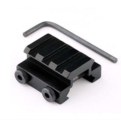 3 Slot Low Profile Riser Mount 20mm Weaver Picatinny Short Rail Base Riser Mount Rail Accessories