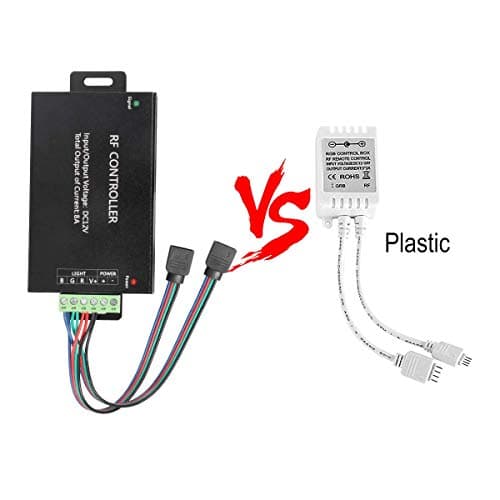 65.6ft 20 M Waterproof 5050 SMD RGB LED Flexible Strip Light Black PCB Board Color Changing Decoration Lighting 150 LEDs Kit + 20 Key Remote Controller+ 6 A US Power Adapter