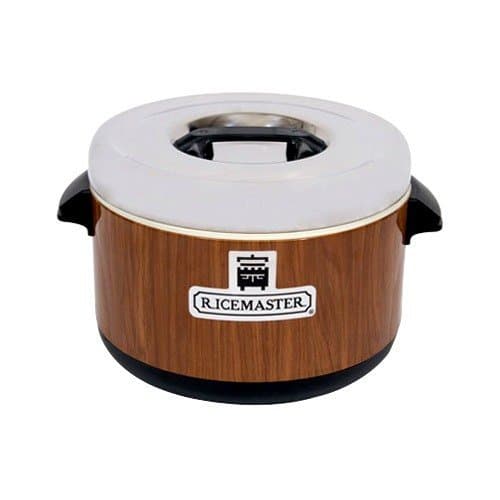 Town 56912W 12 Qt. Sushi Rice Container with Woodgrain Finish - Restaurant Equipment
