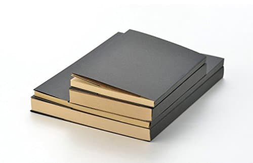 The Heavy Black Board Cover Sketchbook Sewing White/kraft Paper 60 Sheets/120 Pages Drawing Book Pad Flat Open Notebook B6/b5 Size (B5:19x26cm/7.5"x10.2", Inner Kraft)