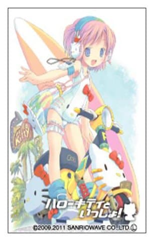 MINASE SHIZUKU POP Kittyler Together With Hello Kitty Character TCG Card Sleeves 65 Pack MTG