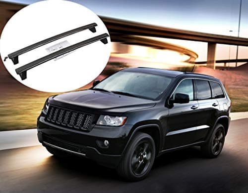 Younar 46" Roof Rack Cross Bar Car Top Luggage Carrier Cargo Rails Adjustable Aluminum Universal for 2011-2018 Jeep Grand Cherokee