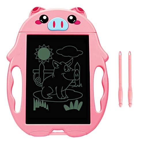 Birthday Present for 2-6 Years Old Girl , Boogie Doodle Board Magnetic Doodle for Kids Best Gifts for 5-12 Year Old Boys Girls Writing Tablet Doodle Board for Kids Toddlers Pink