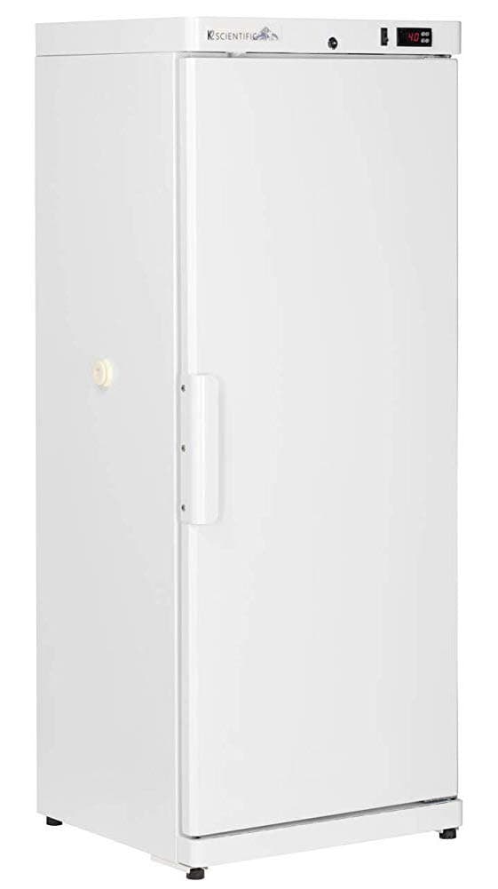 Upright Solid Door Refrigerator with Solid Door for Vaccines & Pharmaceuticals - Medical-Grade Storage - 6 Shelves - 10 Cu. Ft.