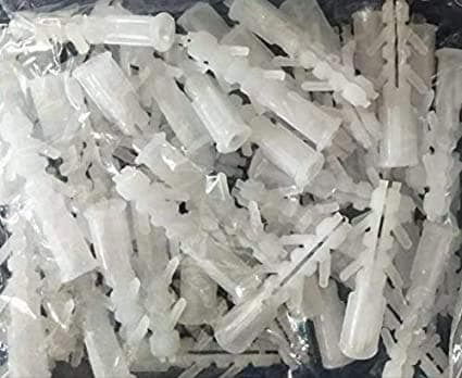 Plug/Plastic Wall Plug 25x6mm Pack of 100 nos