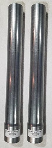 Fence Post Extender. Choose Color: Silver, Black, Green. Choose Size: Diameter 1-5/8", 1-7/8", 2-3/8", and Length (Rise) 6 inches up to 36 inches. Also Customized