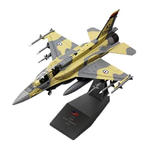 Aircraft Metal Plane Model US Air Force F16 Reconnaissance Airplane Alloy Model, Pack of 1, Multicolor