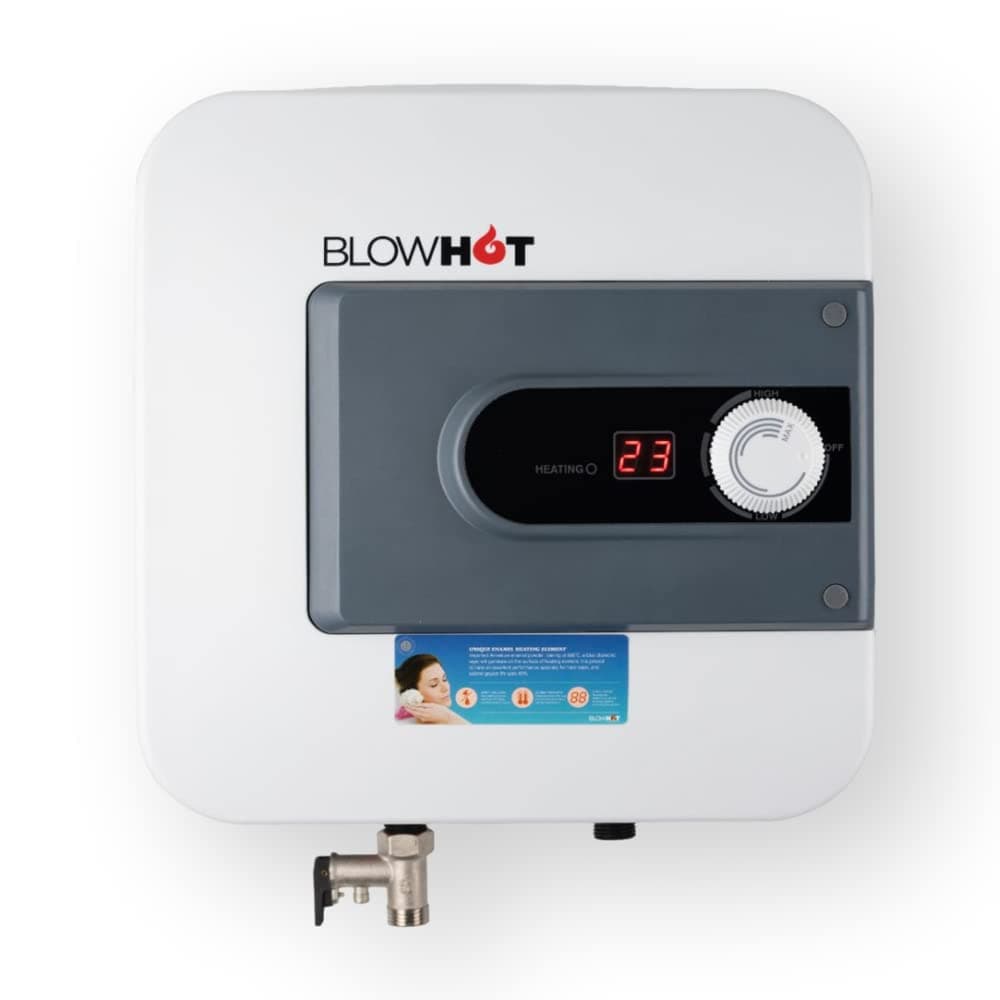 BLOWHOT 25-LTR Storage Electric Geyser | Water Heater | BEE 5 Star Rating | ABS Body | Anti Rust Glass Line Tank | Auto CUT-OFF 2000 Watt | Warranty - 5 Yrs on Storage Tank | 2 Yrs on Heating Element