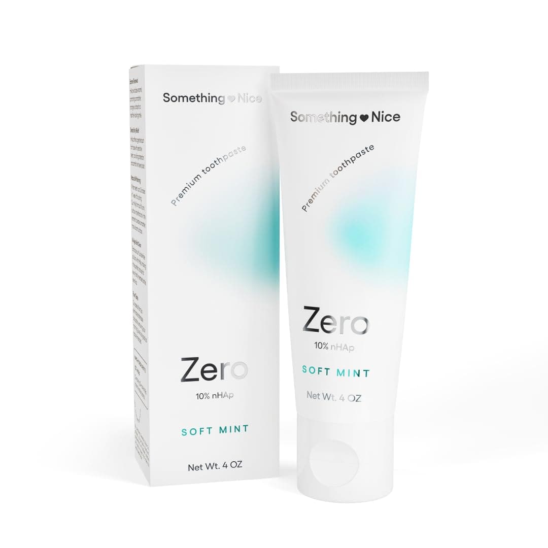 Toothpaste Zero Premium from: Toothpaste recommended by dentists with mint flavour with 10% Nanohydroxyapa, no fluorine, SLS, nail polish repair for care