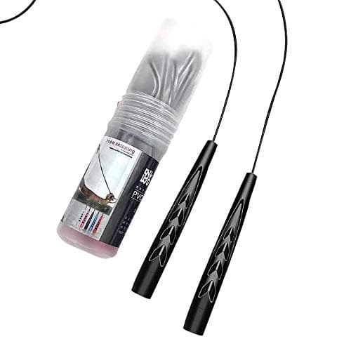 SEVEN HITECH Speed Jump Rope Adjustable Jumping Rope Fitness Light Skipping Rope for Women Tangle-Free Crossfit Jump Rope for Aerobic Exercise Like Speed Training,Endurance Training and Fitness Gym
