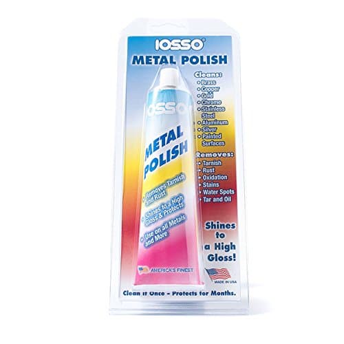 Metal Polish 1 Pound – Removes Oxidation Tarnish Rust Water Spots – Safe for Metals, Porcelain, Hard Plastics & Painted Surfaces – Easy Rub On Buff Off Finish Lasts For Months