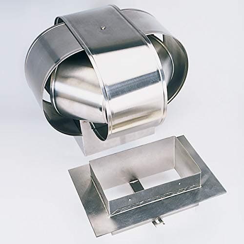 HomeSaver 14928 Windbeater Large Rectangular Cap with Adaptor for Masonry Chimne, Stainless Steel