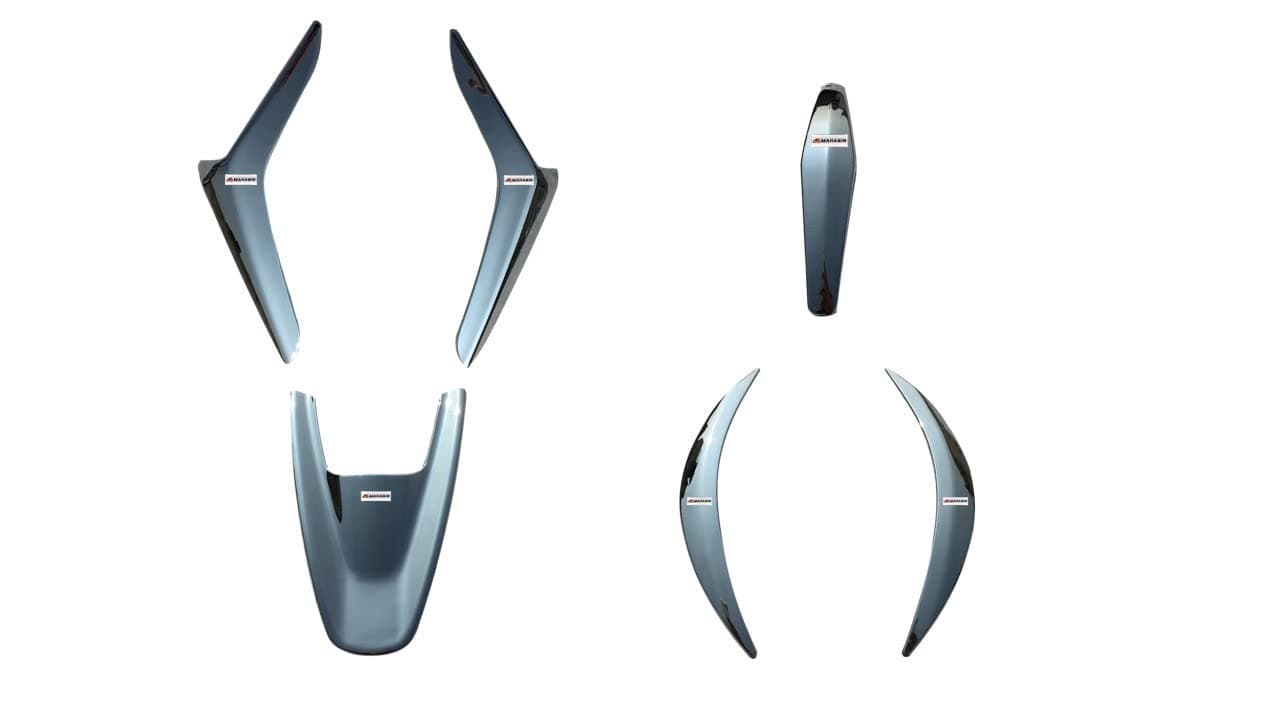 MAHABIR Chrome Garnish Kit Compatible with Access 125 CC Scooter - Chrome Plating for Enhanced Style | 5-Year Warranty | Easy Installation